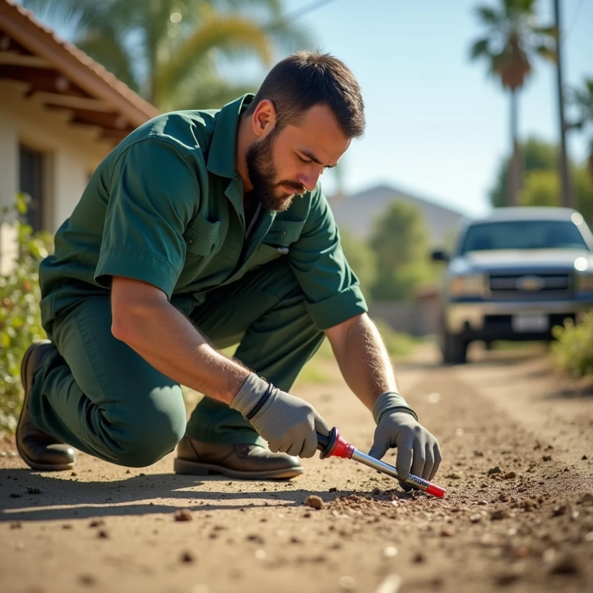 Black Widows in Fresno: Where They Hide & How to Stop Them and How to Stop Them — treatment step