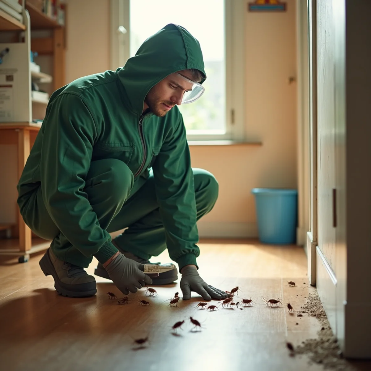 German Cockroaches in Apartments: Why Store Sprays Fail — treatment step