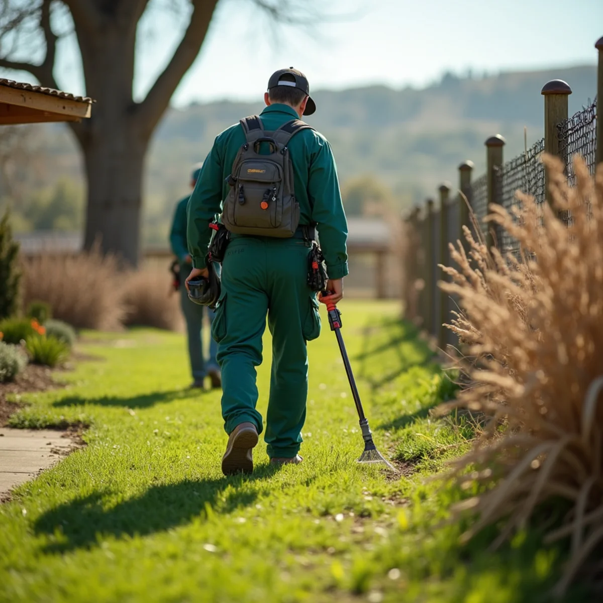 Pest control yard and terrain in Auberry, CA