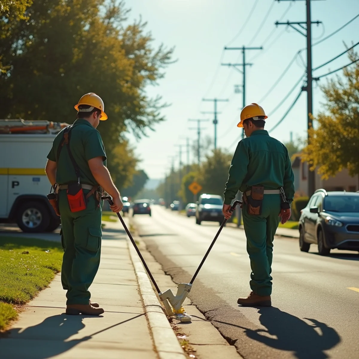 Pest control neighborhood streetscape in Biola, CA