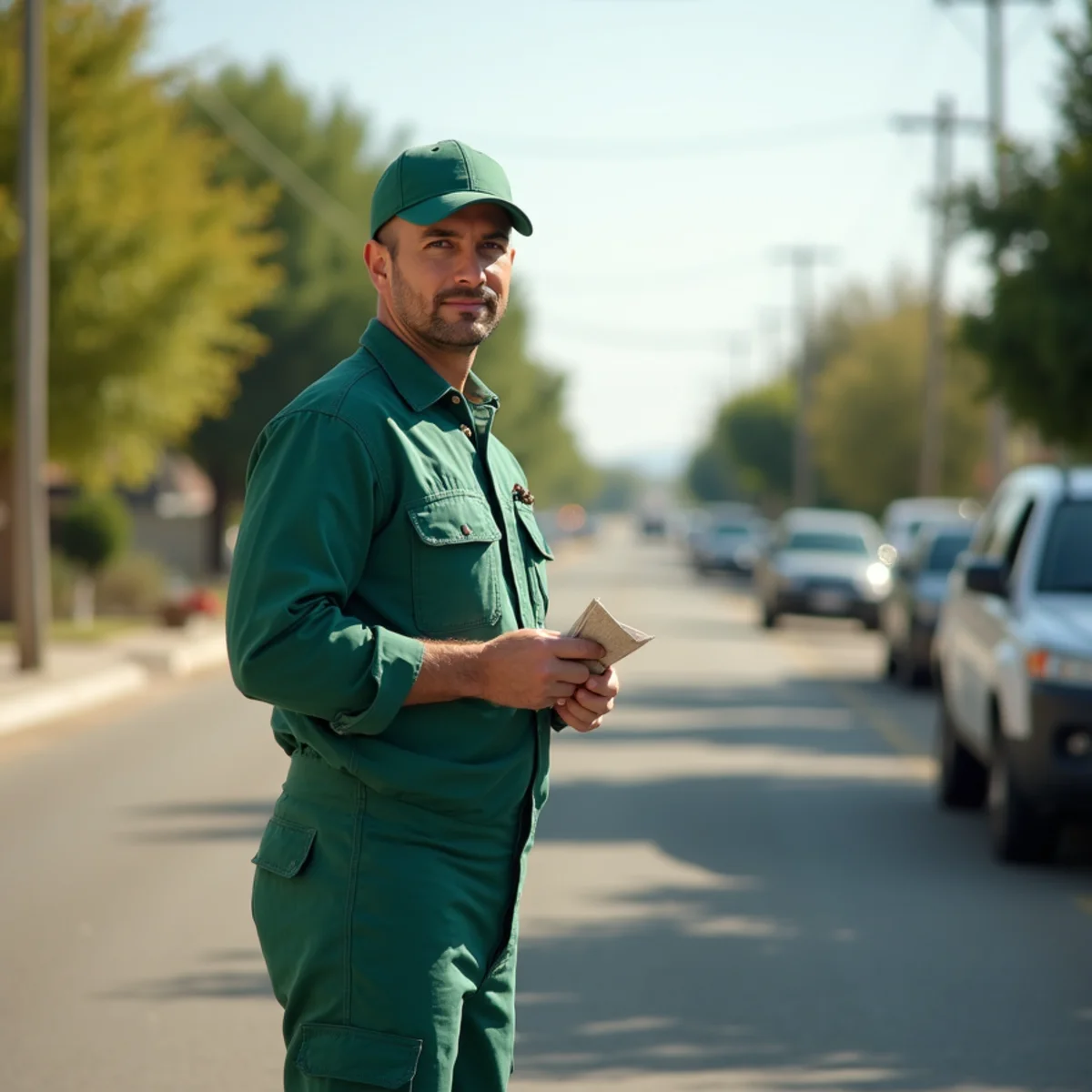 Pest control neighborhood streetscape in Chowchilla, CA