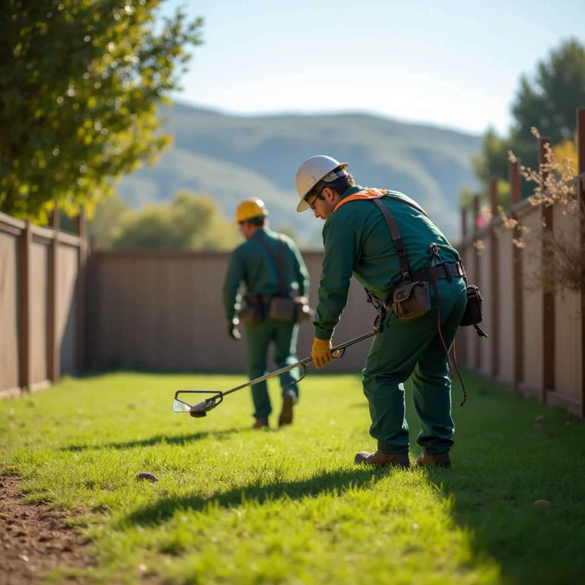 Pest control yard and terrain in Kerman, CA