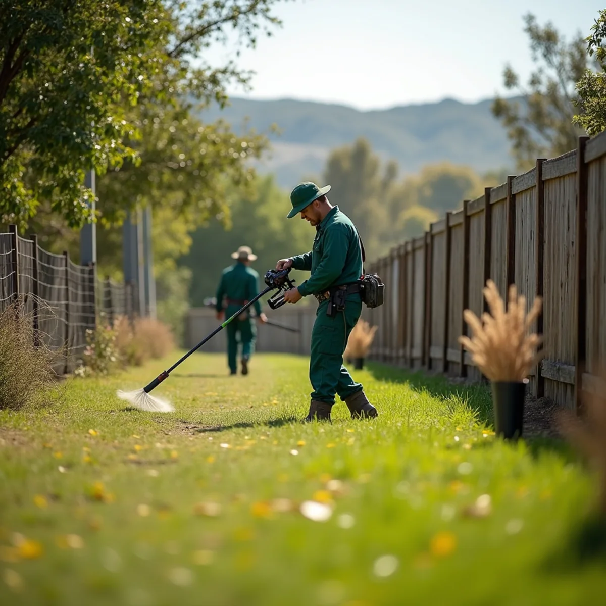 Pest control yard and terrain in Kingsburg, CA
