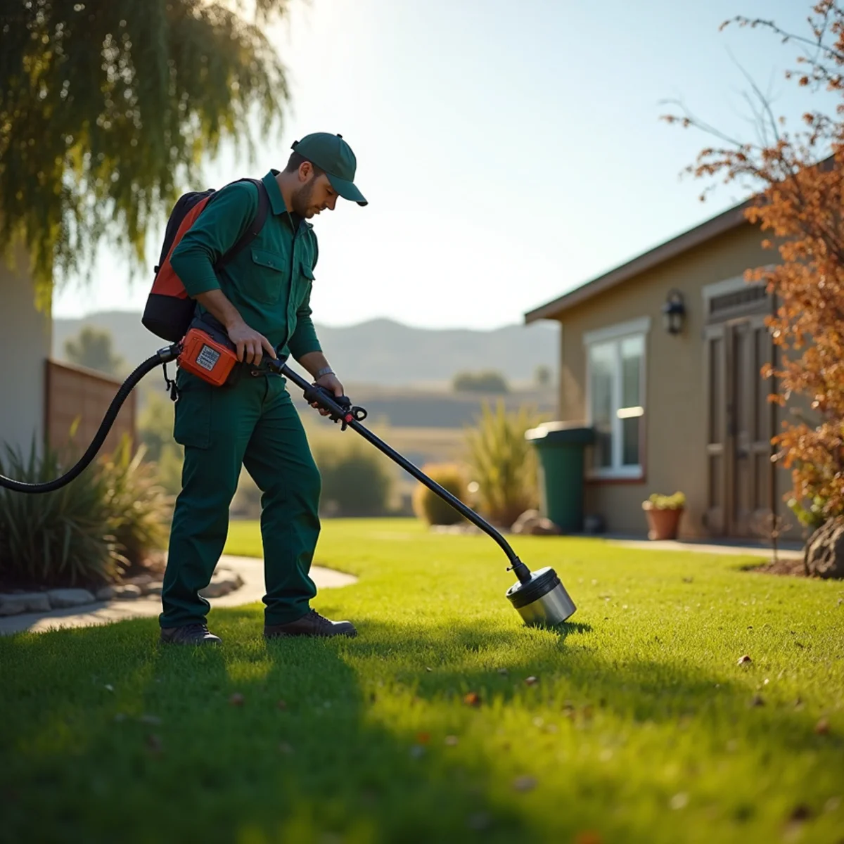 Pest control yard and terrain in Lemoore, CA