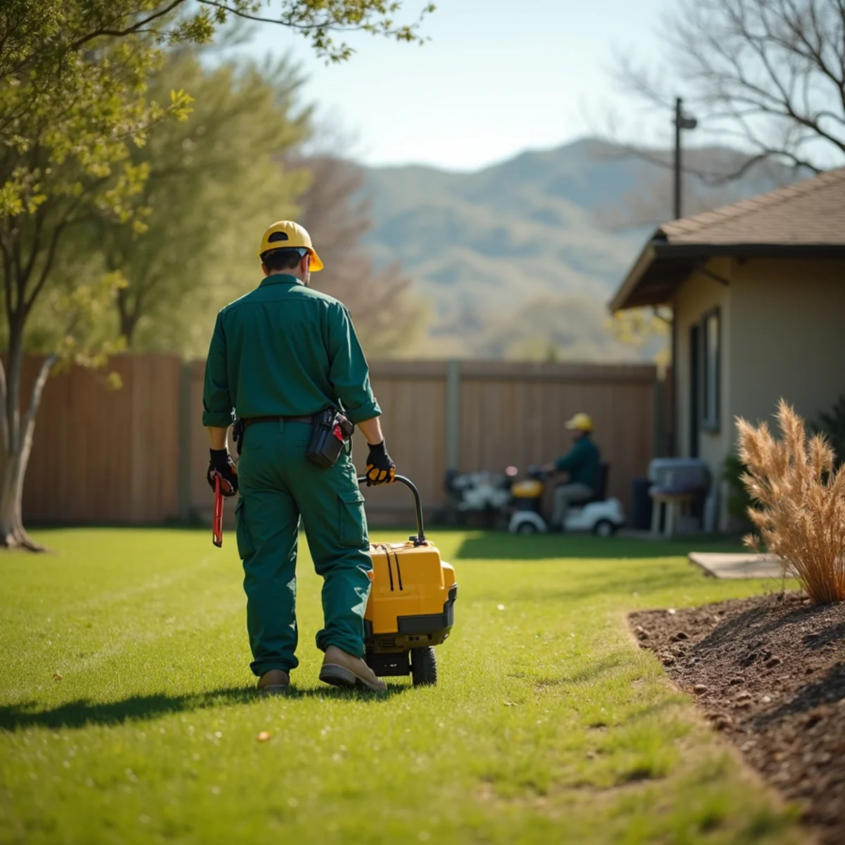 Pest control yard and terrain in Madera Acres, CA
