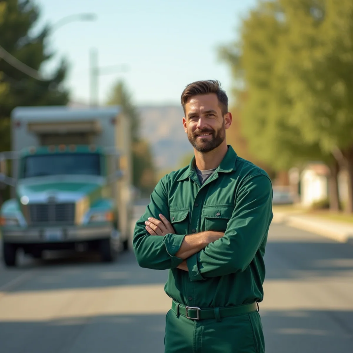 Pest control neighborhood streetscape in Mendota, CA