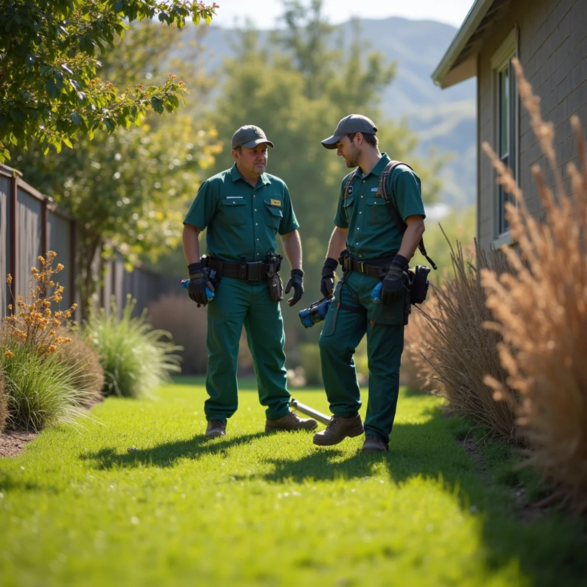 Pest control yard and terrain in Mendota, CA