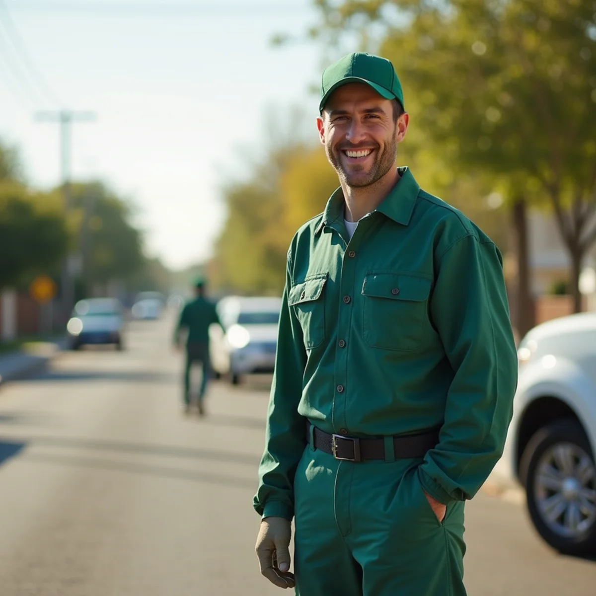 Pest control neighborhood streetscape in Reedley, CA